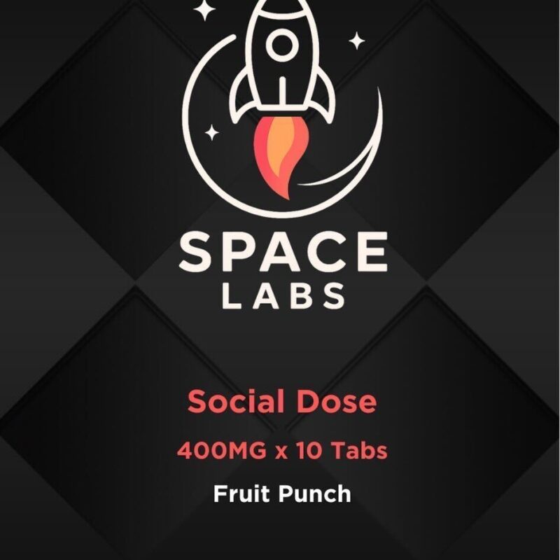 Space Labs - Chewable Sweet Mushroom Tabs - Social Dose (Fruit Punch 4 Grams)