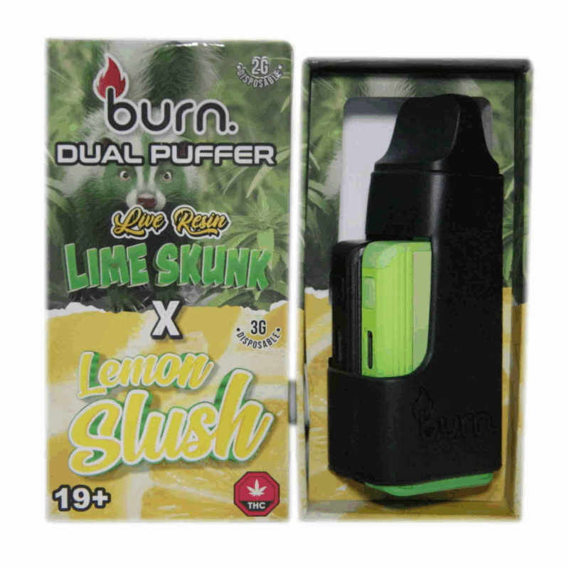 Burn Live Resin Vape (5g) - Lime Skunk x Lemon Slush