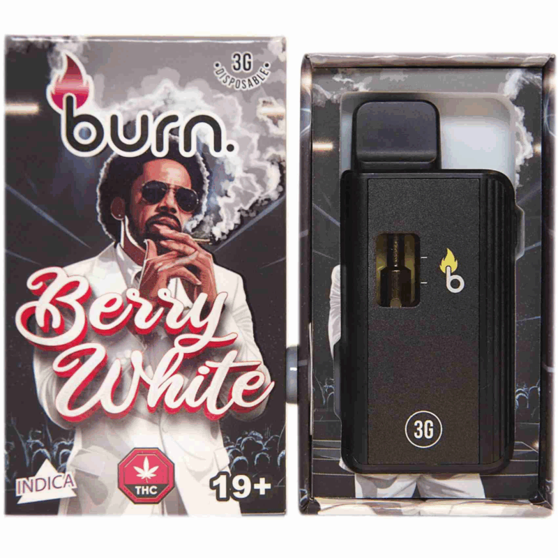 Burn Disposable Vape (3g) - Berry White (Indica)