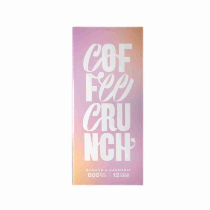 Euphoria Cannabis THC Chocolate 600mg - Coffee Crunch