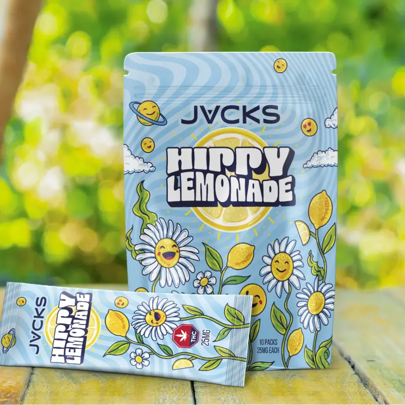 JACKS THC Powder Drink Mix - Hippy Lemonade 250mg